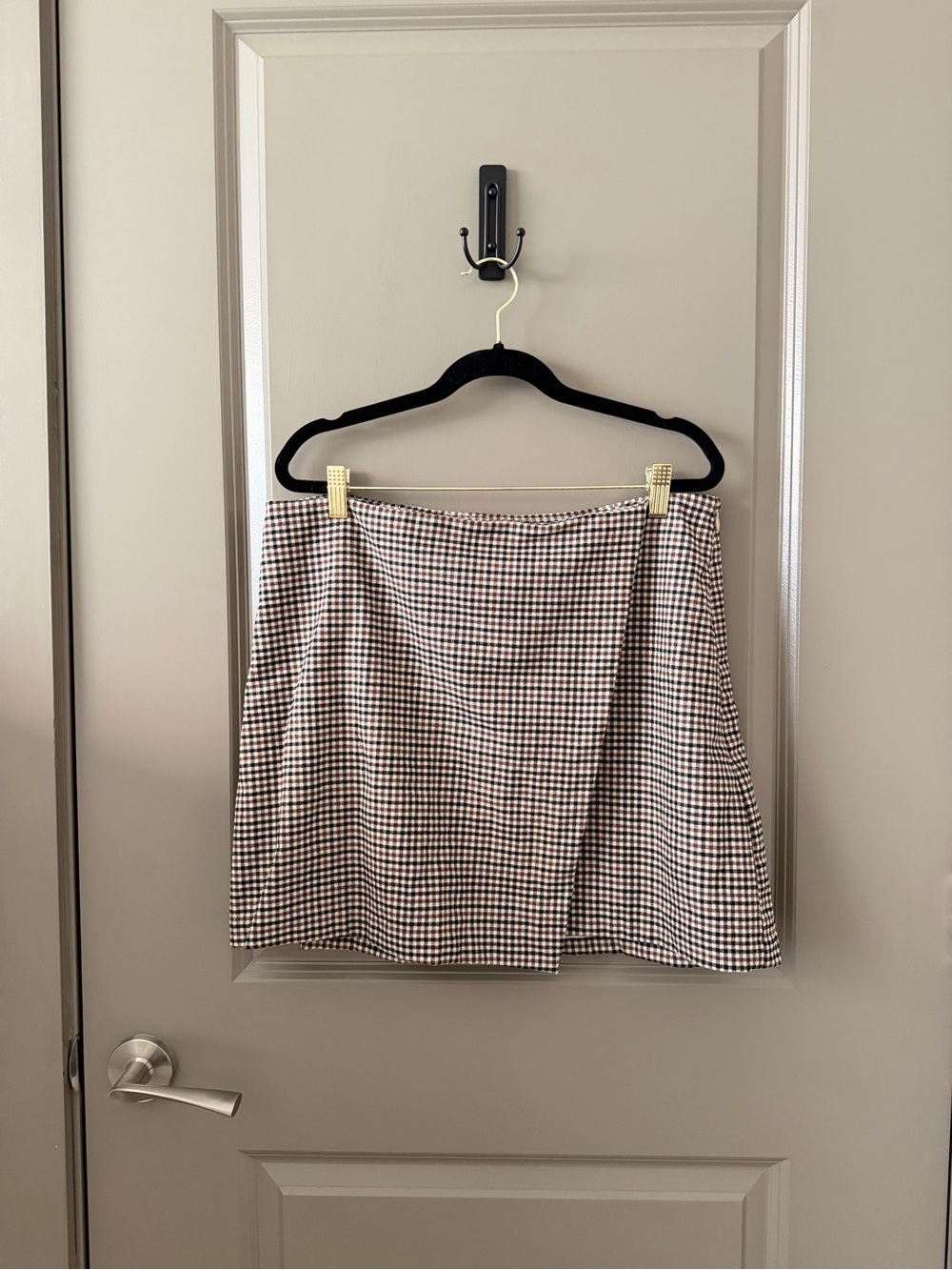 Old Navy | NWT Brown Plaid A-Line Mini Skirt